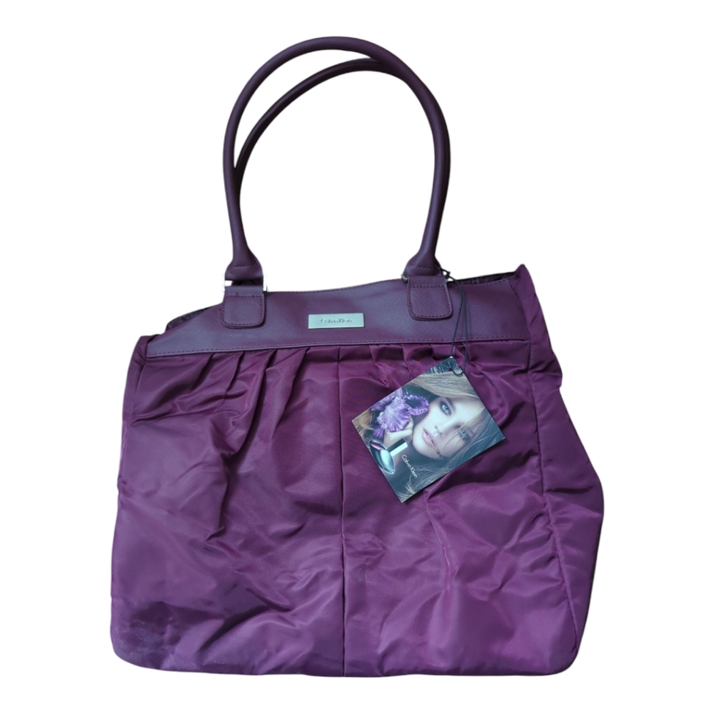 Elegant Burgundy Tote Bag